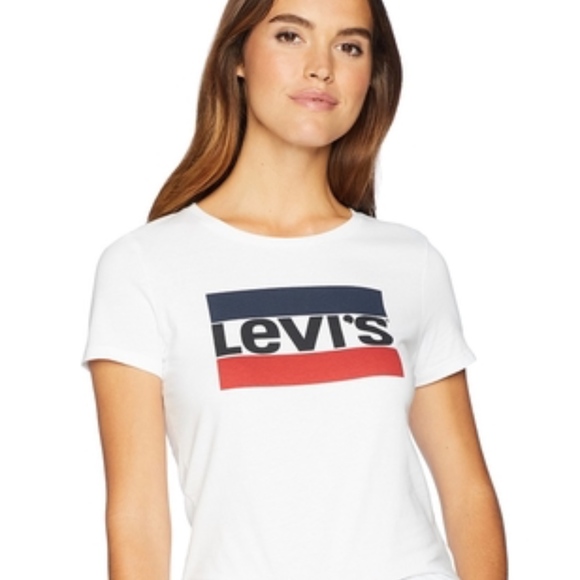 levis white shirt womens